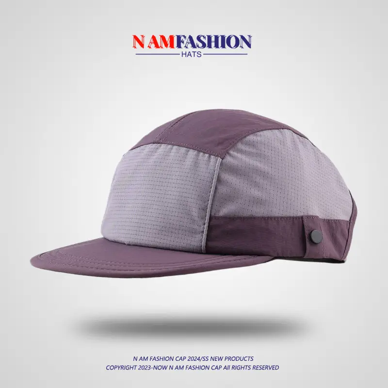 Men Maroon Snapback Cap Quick-Drying — feature 11
