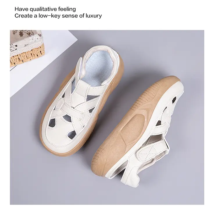 Women's 2025 Thick Sandals White Green Orange — feature 26