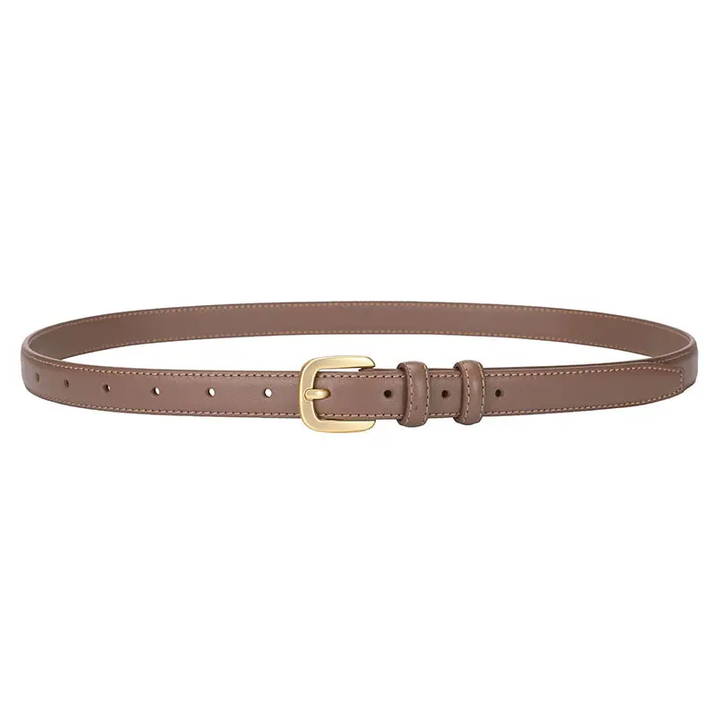 Women's Black Leather Belt for Suits & Jeans - Image 3