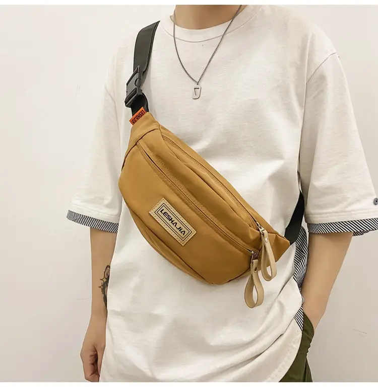 Women's Black Crossbody Shoulder Bag with Zipper Closure — feature 24