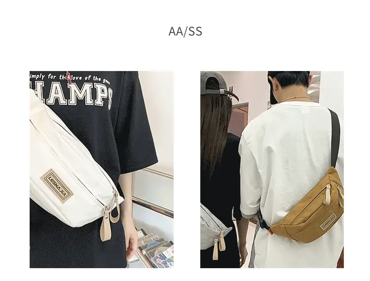Women's Black Crossbody Shoulder Bag with Zipper Closure — feature 4