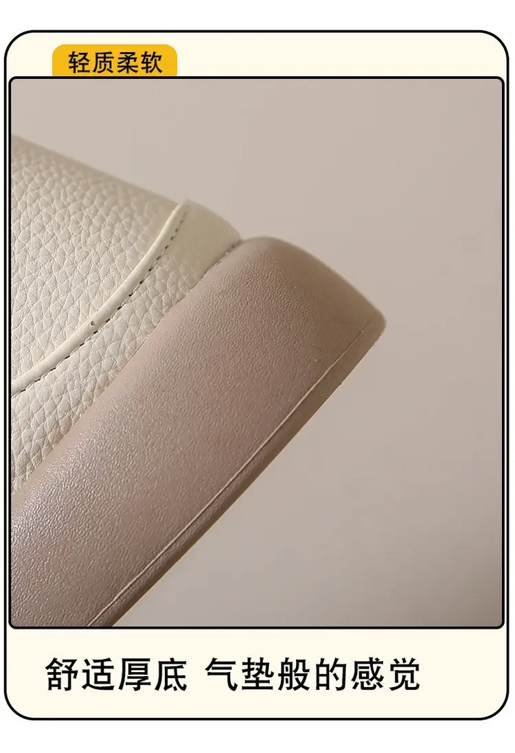 Women Beige Velcro Sandals Plus Size 2024 — feature 4