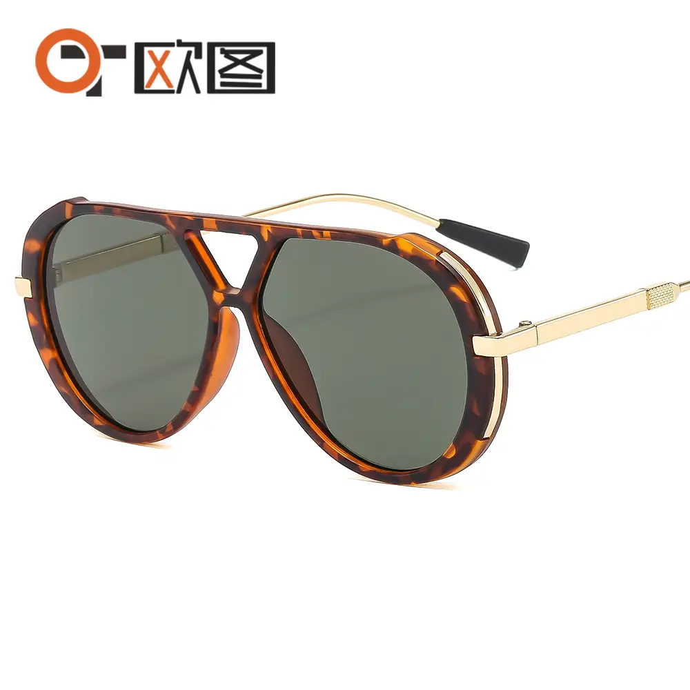 Modern White Gold Sunglasses M6152 with Gradient Shades - Image 12