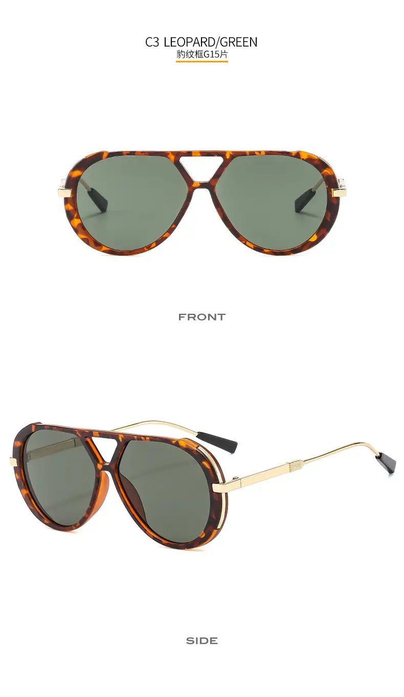 Modern White Gold Sunglasses M6152 with Gradient Shades β feature 11