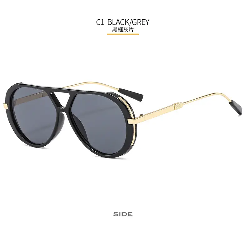 Modern White Gold Sunglasses M6152 with Gradient Shades β feature 8