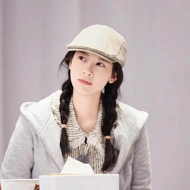 Black British Style Painter Hat for Women Summer - Image 6