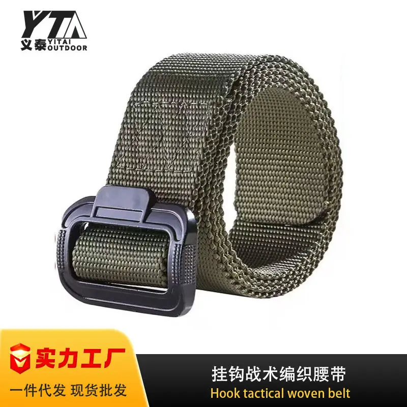 Outdoor Nylon Belt with 3.8cm Alloy Hook
