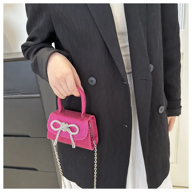 Silver Glitter Bow Shoulder Bag 2024 — feature 20