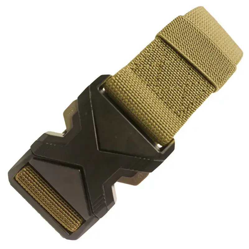 Zinc Alloy Tactical Belt with Quick-Release Buckle - Image 3