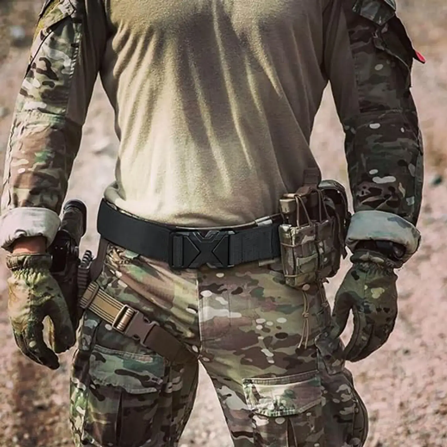 Zinc Alloy Tactical Belt with Quick-Release Buckle — feature 5