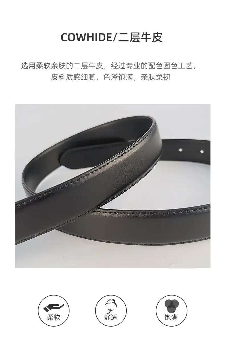 Vintage Genuine Leather Belt with Casual Pants Short Skirt Jeans Cowhide Women's Belt Women's Fashion Cross-border Hair โ feature 6