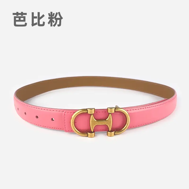 Vintage Genuine Leather Belt with Casual Pants Short Skirt Jeans Cowhide Women's Belt Women's Fashion Cross-border Hair - Image 4