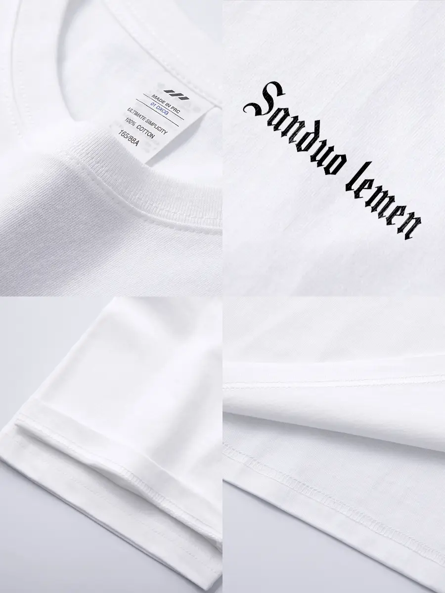 Men's Green Star Print T-Shirt Short Sleeve Cotton - Image 12
