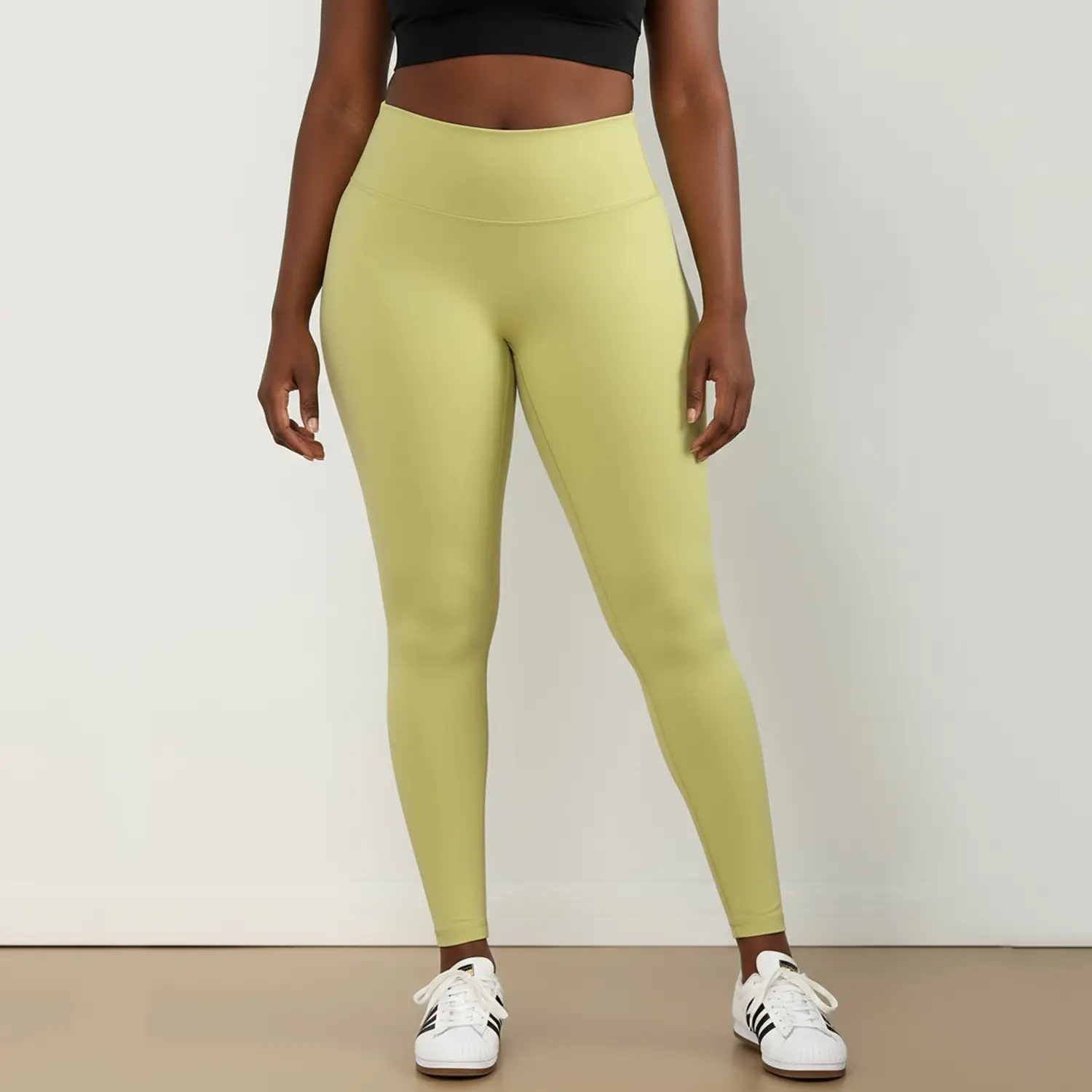 Plus Size Yoga Suit No Line Sports Fitness Pants Tight Peach Hip High Waist - Image 13