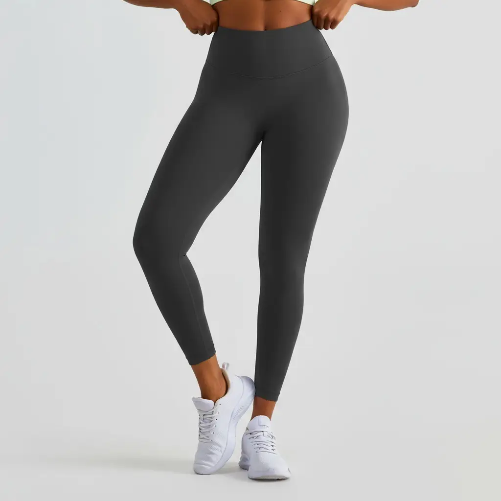 Plus Size Yoga Suit No Line Sports Fitness Pants Tight Peach Hip High Waist - Image 15