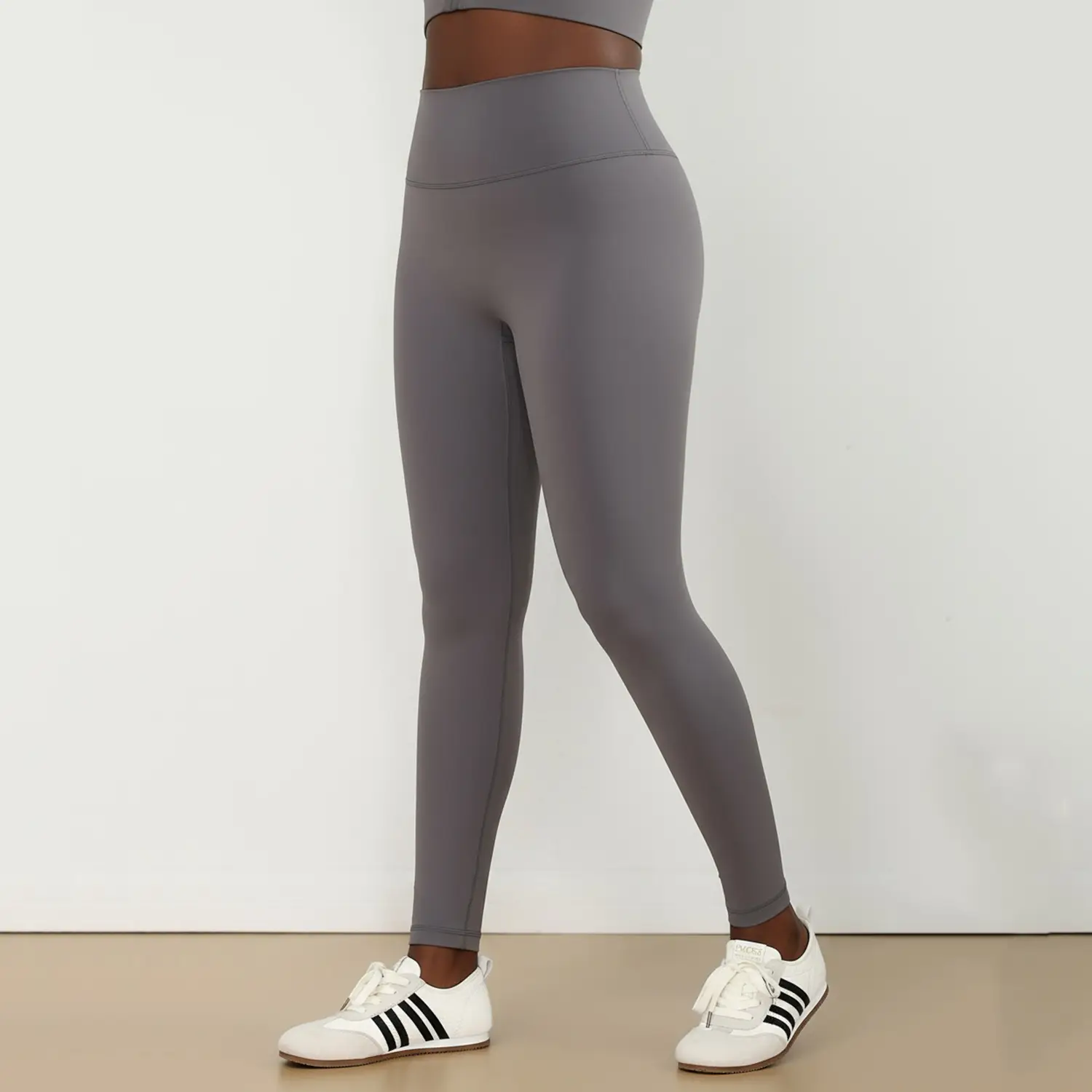 Plus Size Yoga Suit No Line Sports Fitness Pants Tight Peach Hip High Waist - Image 2
