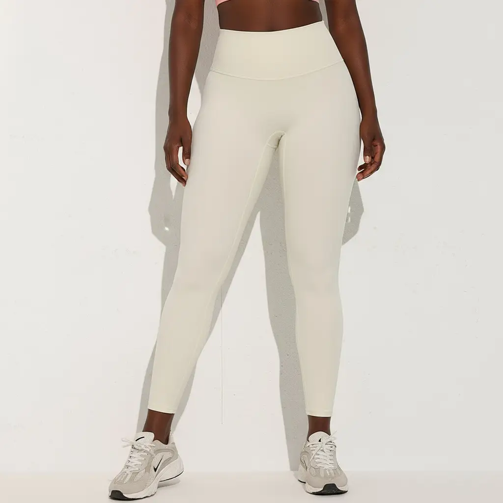 Plus Size Yoga Suit No Line Sports Fitness Pants Tight Peach Hip High Waist - Image 4