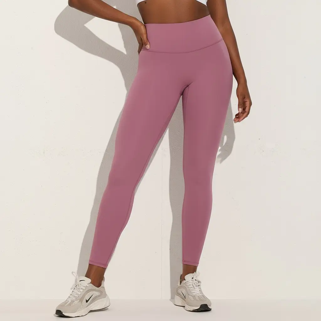 Plus Size Yoga Suit No Line Sports Fitness Pants Tight Peach Hip High Waist - Image 8