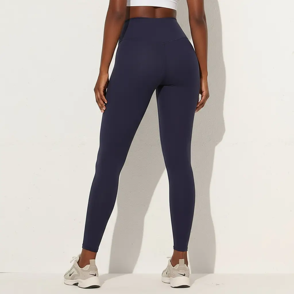Plus Size Yoga Suit No Line Sports Fitness Pants Tight Peach Hip High Waist - Image 9