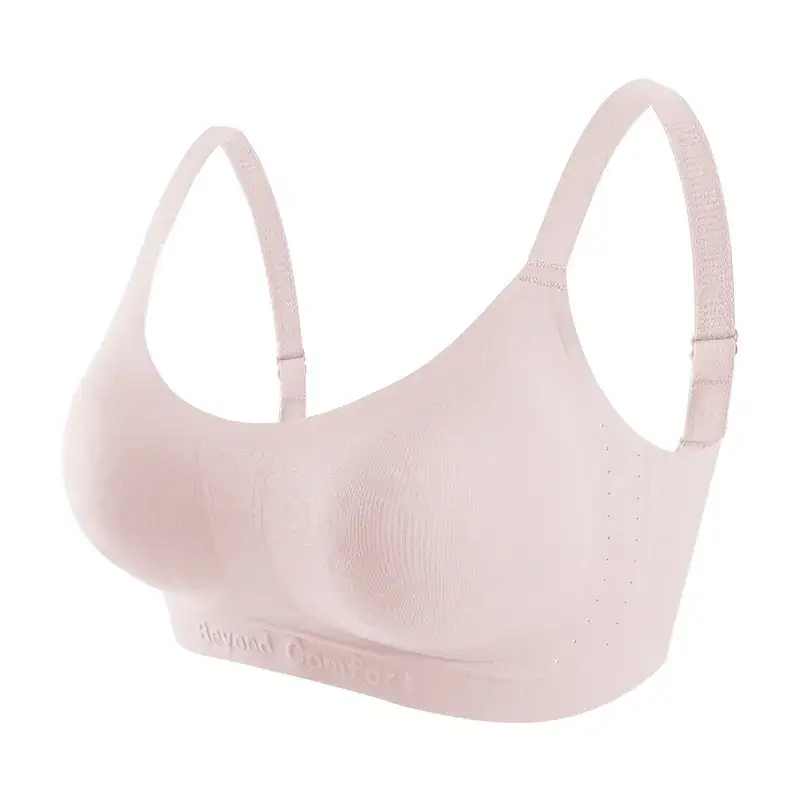 Women's Traceless Soft Support Bra Black Fixed Cup - Image 10