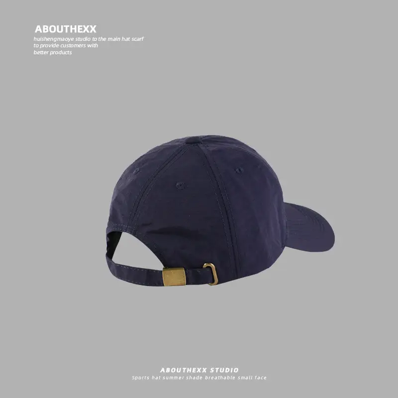 Men Navy Blue Letter Embroidered Baseball Cap — feature 10