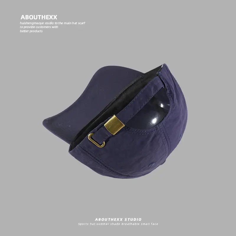Men Navy Blue Letter Embroidered Baseball Cap — feature 12