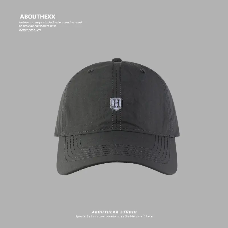 Men Navy Blue Letter Embroidered Baseball Cap - Image 4