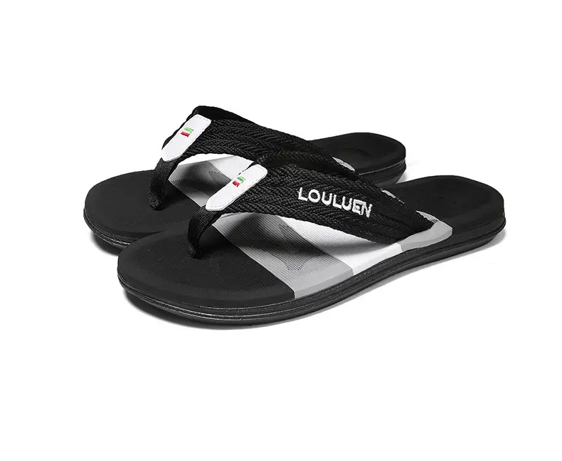 2024 Green Printed Beach Flip-flops for Men — feature 20