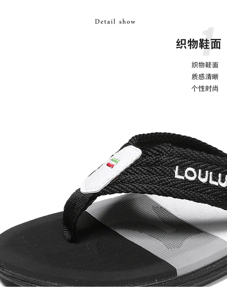 2024 Green Printed Beach Flip-flops for Men — feature 5
