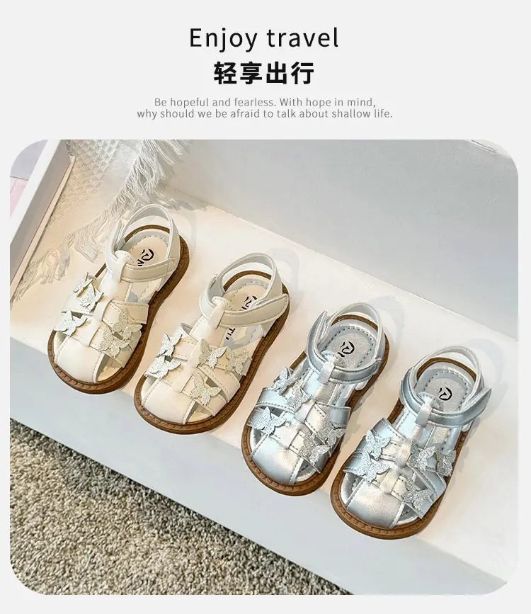 Baby Girl Bow Sandals Summer 1-3Yr Soft Sole — feature 1