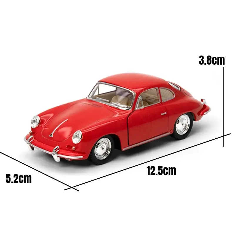 KiNSMART Zhiguan alloy toy car model 5 inch 1:36 racing classic car pickup truck bulk
