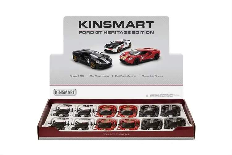KiNSMART Zhiguan alloy toy car model 5 inch 1:36 racing classic car pickup truck bulk — feature 3
