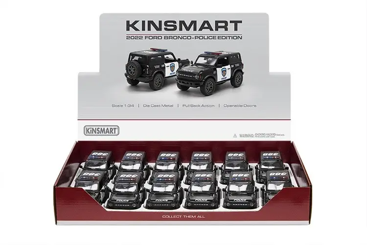 KiNSMART Zhiguan alloy toy car model 5 inch 1:36 racing classic car pickup truck bulk — feature 6