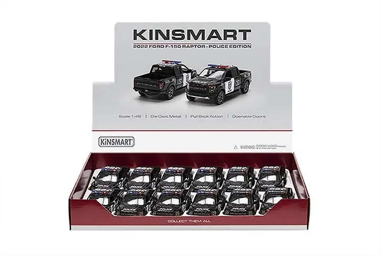 KiNSMART Zhiguan alloy toy car model 5 inch 1:36 racing classic car pickup truck bulk — feature 7