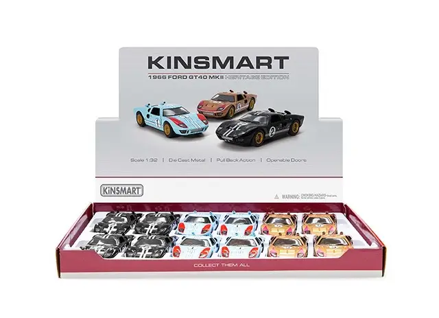 KiNSMART Zhiguan alloy toy car model 5 inch 1:36 racing classic car pickup truck bulk — feature 8