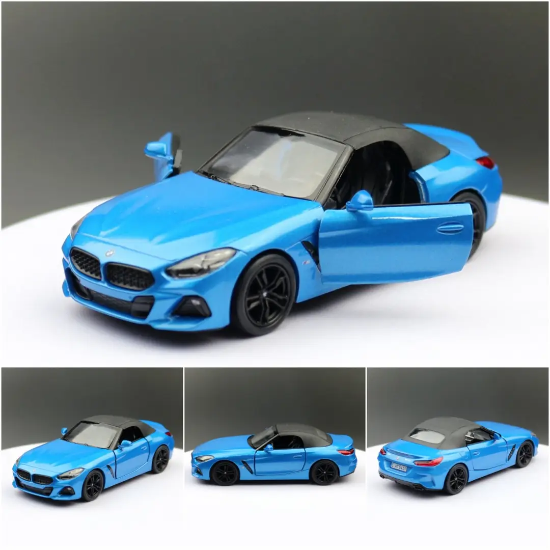 KiNSMART Zhiguan alloy toy car model 5 inch 1:36 racing classic car pickup truck bulk