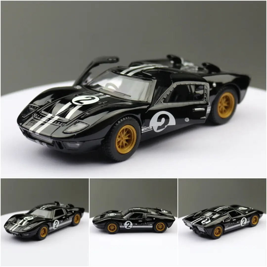 KiNSMART Zhiguan alloy toy car model 5 inch 1:36 racing classic car pickup truck bulk