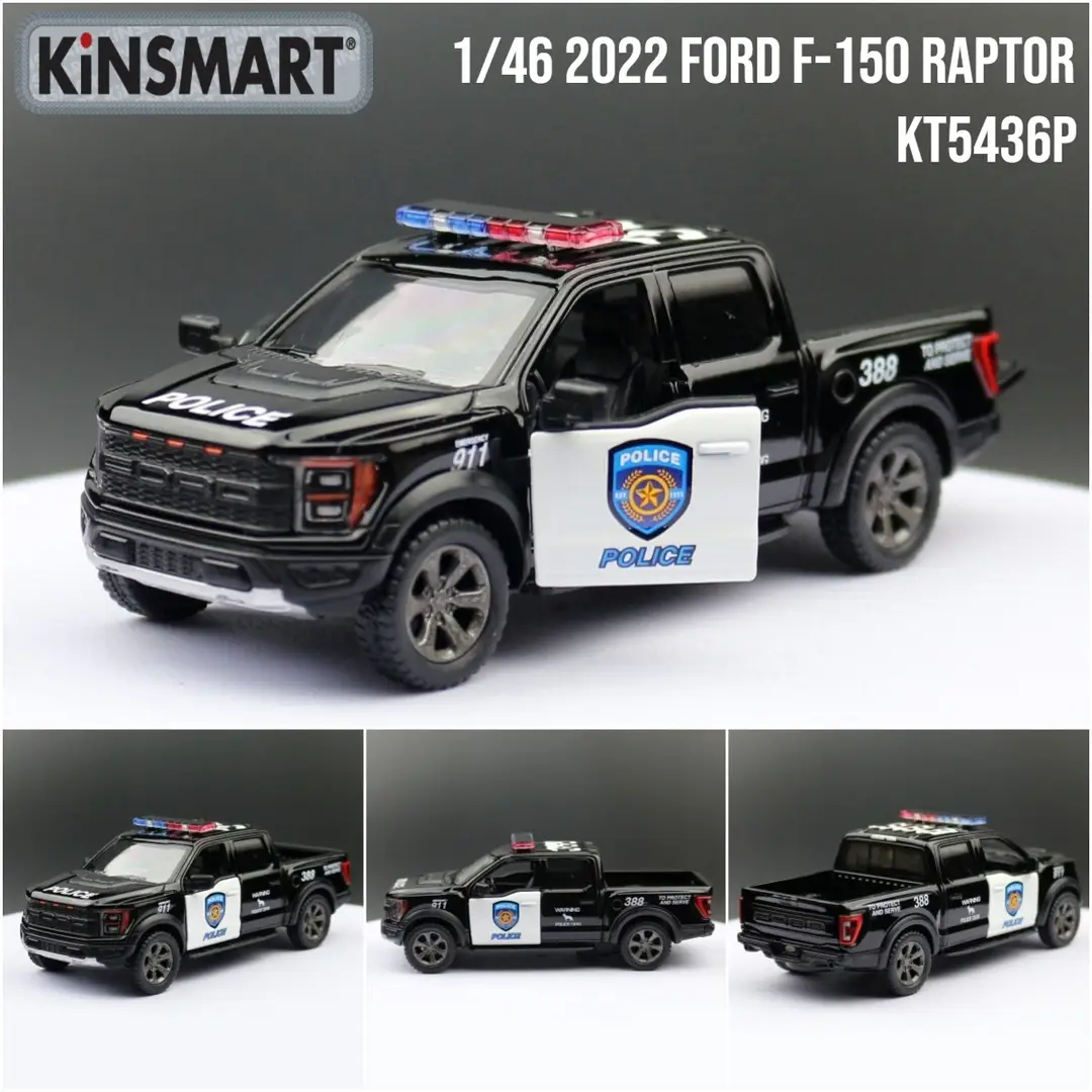 KiNSMART Zhiguan alloy toy car model 5 inch 1:36 racing classic car pickup truck bulk