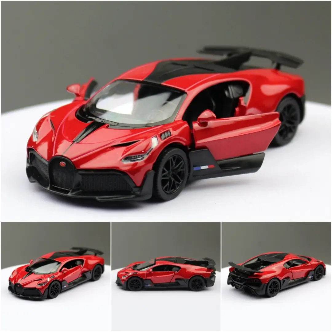 KiNSMART Zhiguan alloy toy car model 5 inch 1:36 racing classic car pickup truck bulk