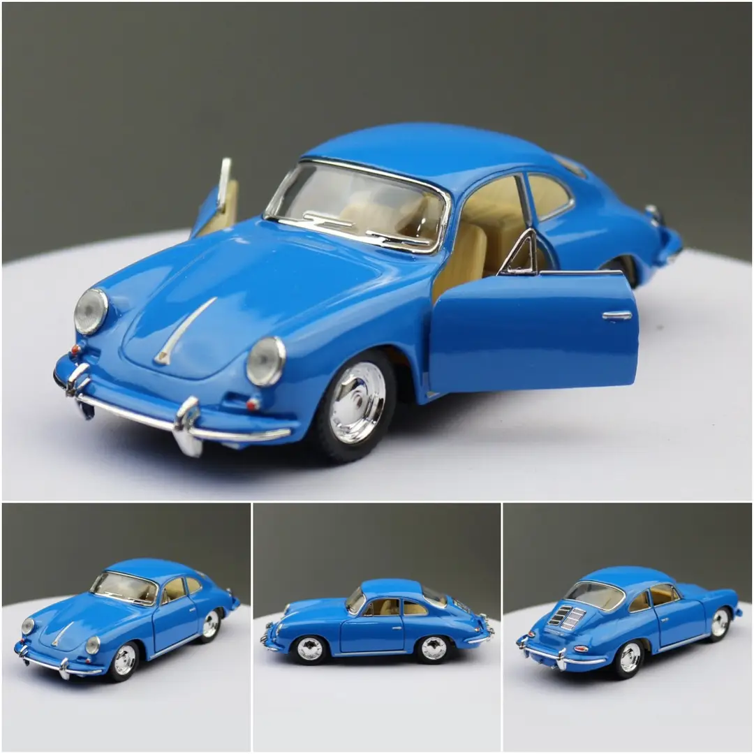 KiNSMART Zhiguan alloy toy car model 5 inch 1:36 racing classic car pickup truck bulk
