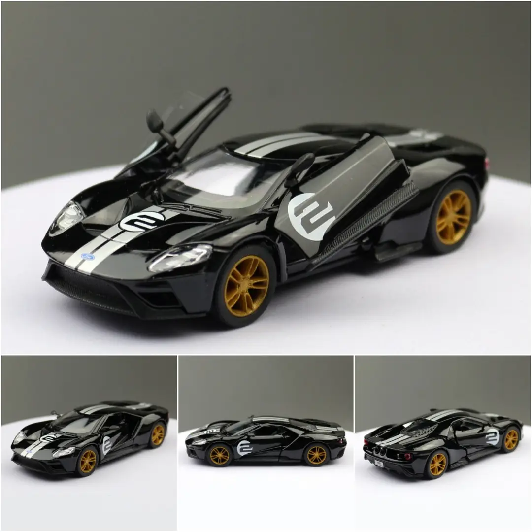 KiNSMART Zhiguan alloy toy car model 5 inch 1:36 racing classic car pickup truck bulk