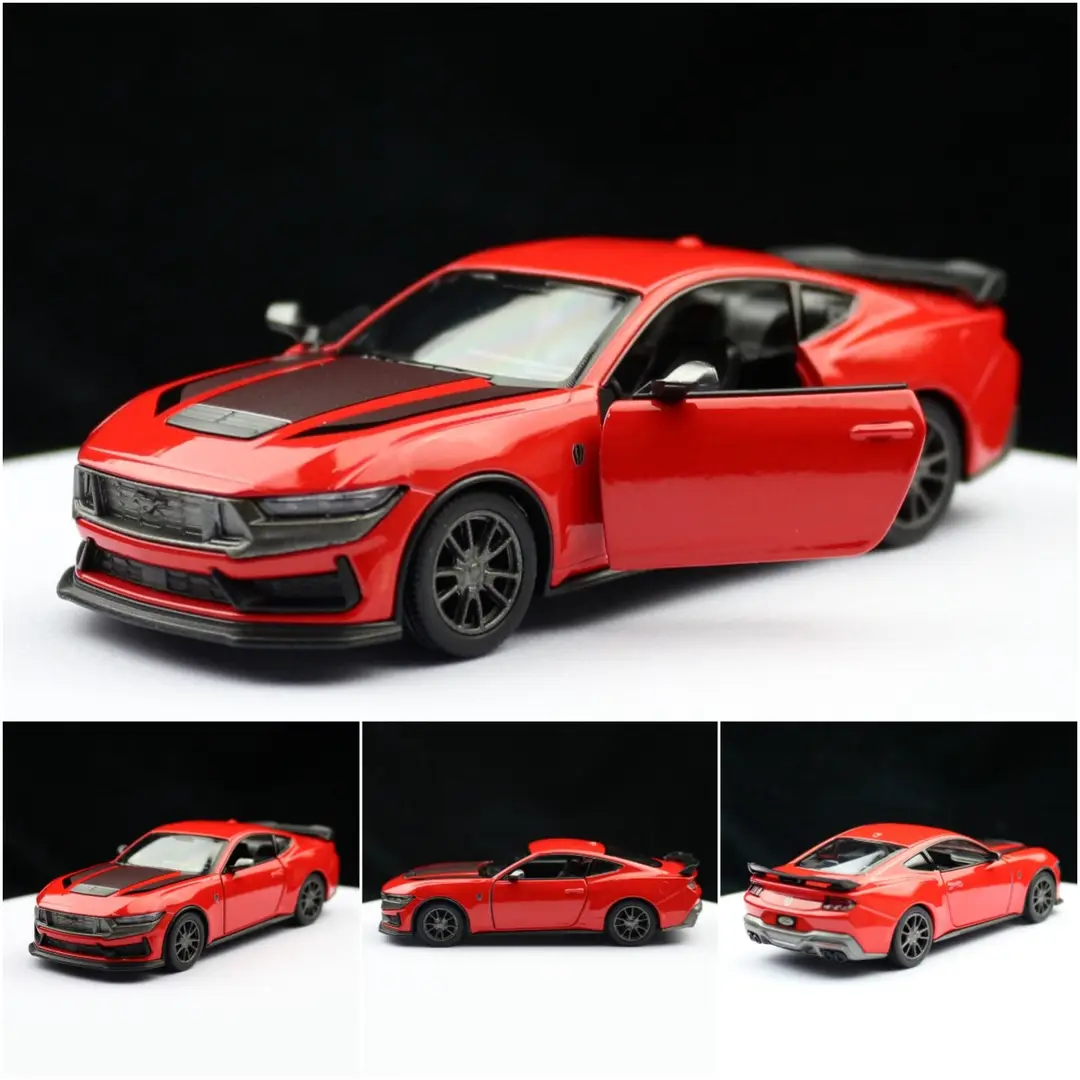 KiNSMART Zhiguan alloy toy car model 5 inch 1:36 racing classic car pickup truck bulk