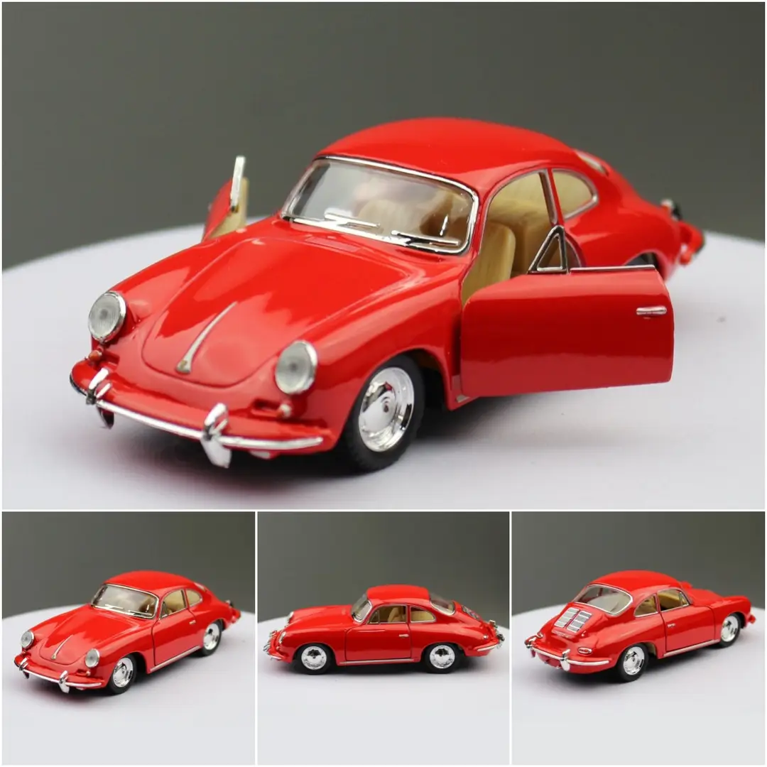 KiNSMART Zhiguan alloy toy car model 5 inch 1:36 racing classic car pickup truck bulk