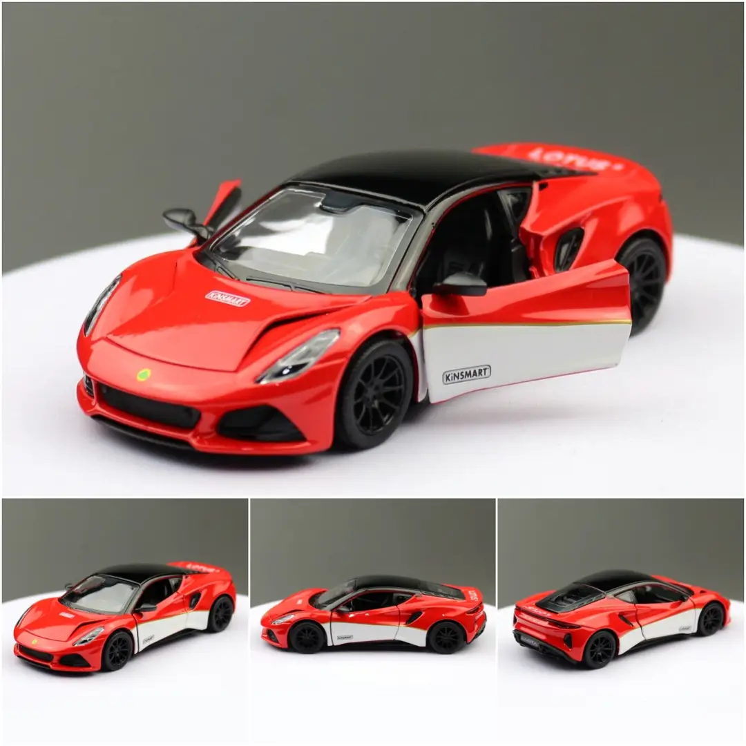 KiNSMART Zhiguan alloy toy car model 5 inch 1:36 racing classic car pickup truck bulk