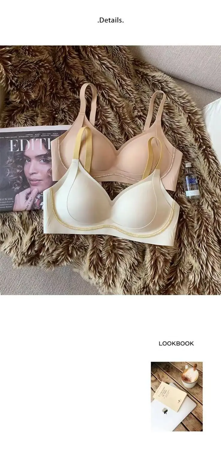 Palm Cup Letter Seamless Push-Up Underwear Women — feature 2