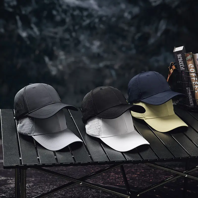 Men's Black Waterproof Baseball Cap with Duck Tongue Design - Image 9