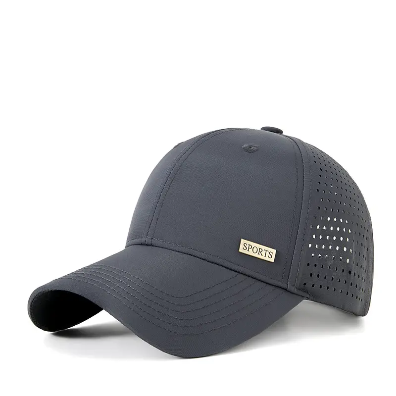 Men's Black Waterproof Baseball Cap with Duck Tongue Design - Image 2