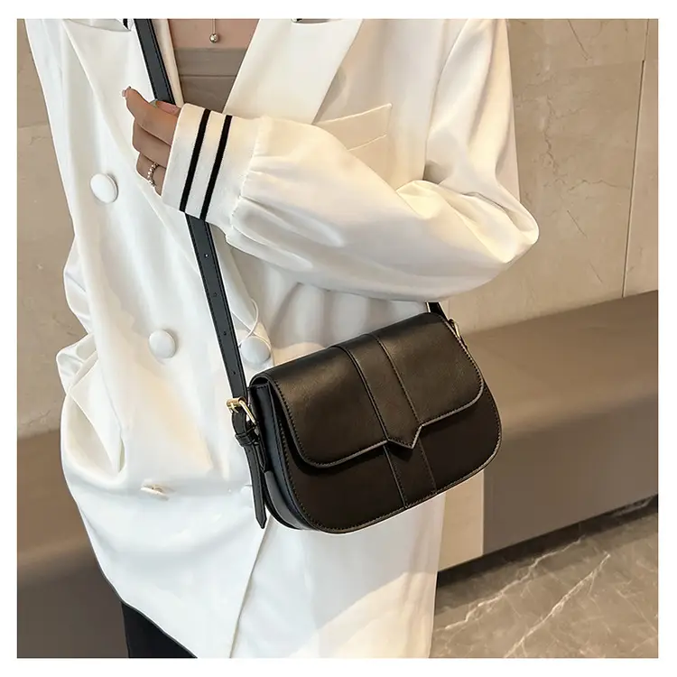Brown Vintage Square Shoulder Bag for Women — feature 21