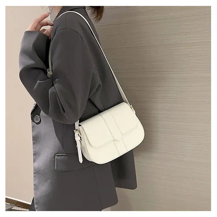 Brown Vintage Square Shoulder Bag for Women — feature 22