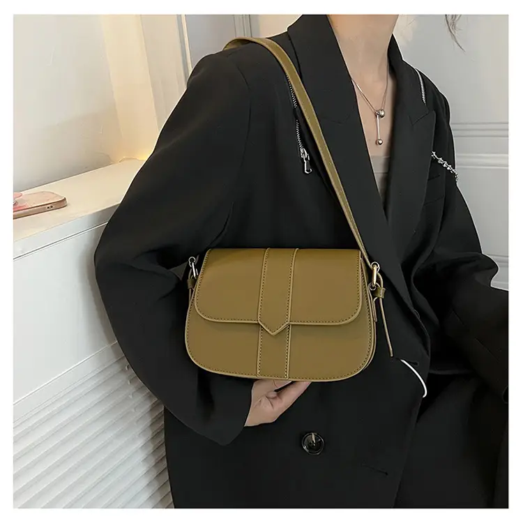 Brown Vintage Square Shoulder Bag for Women — feature 44